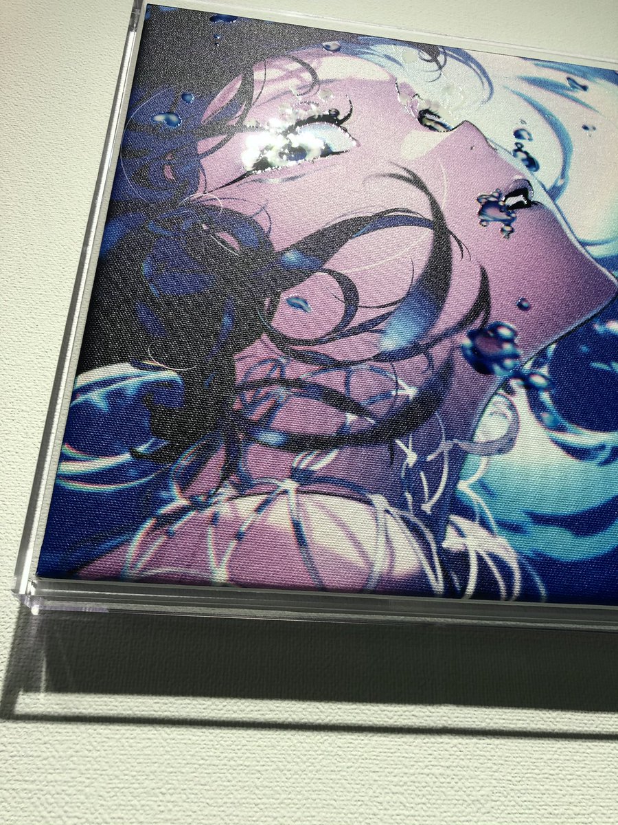 個展作品紹介】 「EGO - FLOW」「EGO - SCAR」 300x300mm 仕様