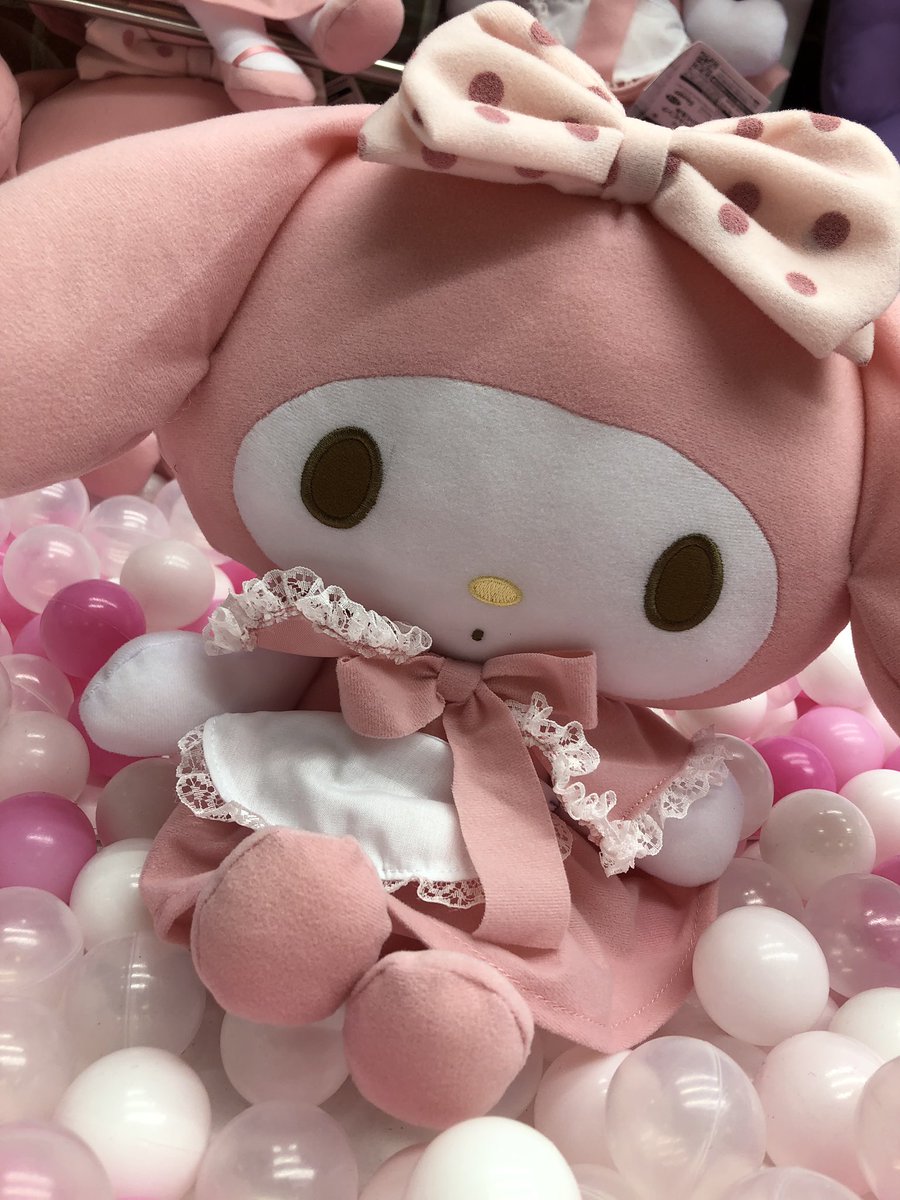 プライズ】「マイメロディ ガーリースイートピンクBIGぬいぐるみ」入荷