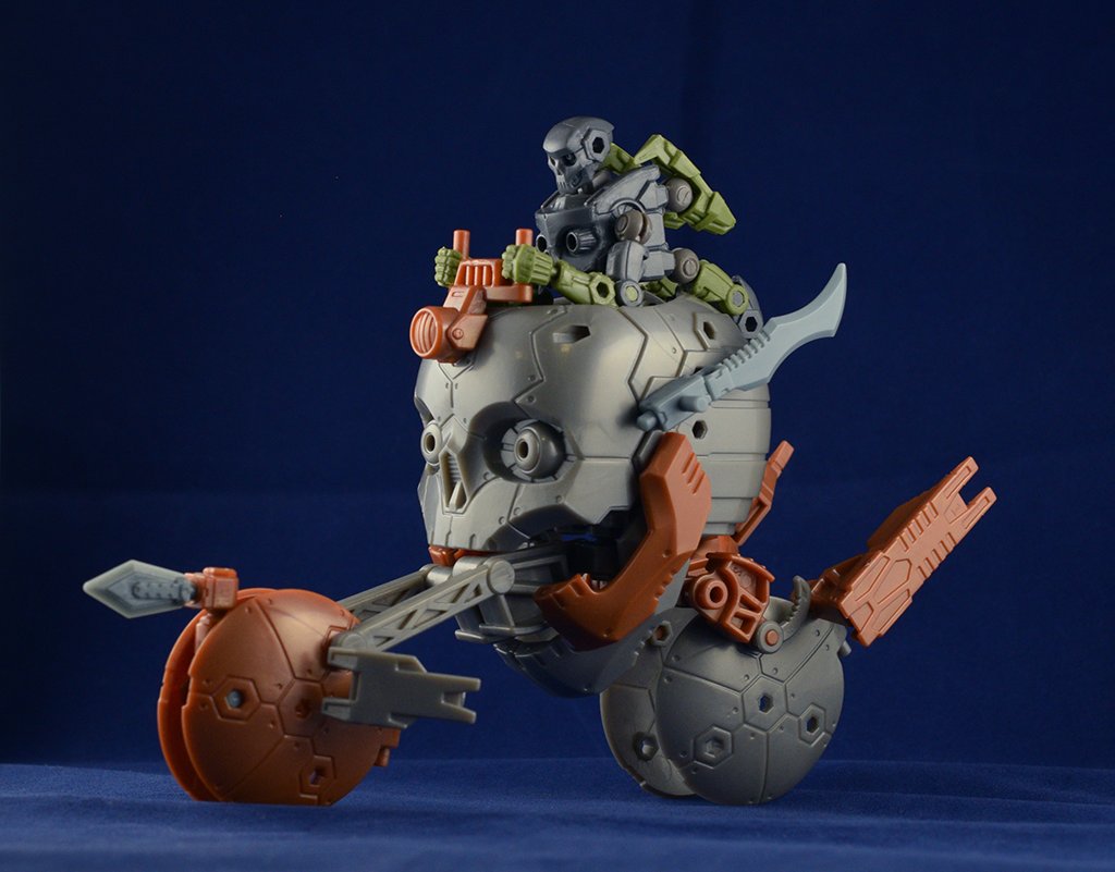 ドクロヘッド】 ドクロ素ボディと同時発売、ドクロヘッドの組み替え例