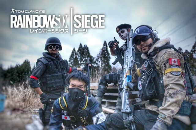 先週のチャリティーサバゲー！！ シージコスの人達と写真撮ったり