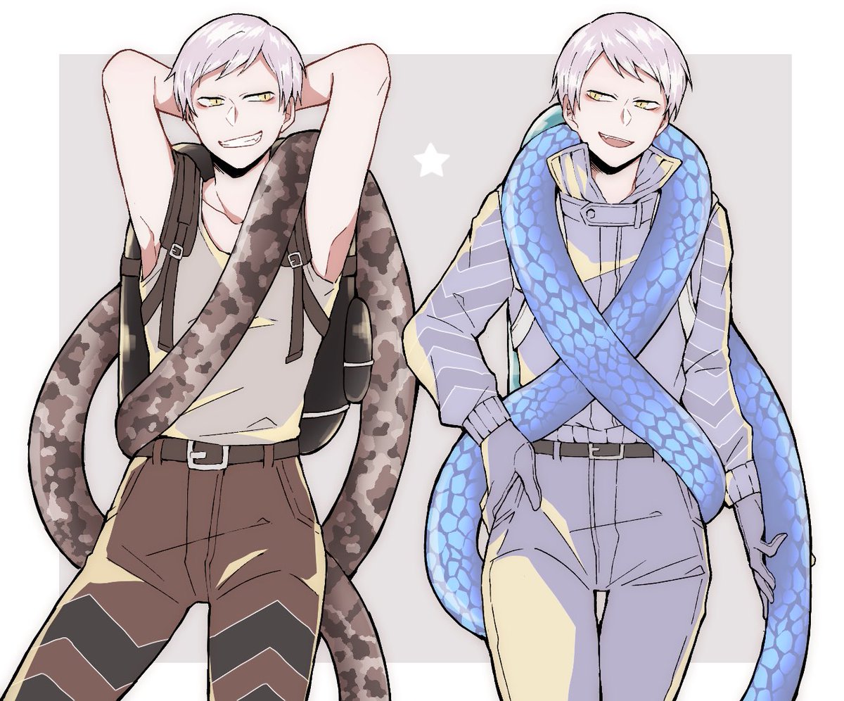 十二大戦の断罪兄弟好きすぎて初描き。この兄弟ほんと良い…。