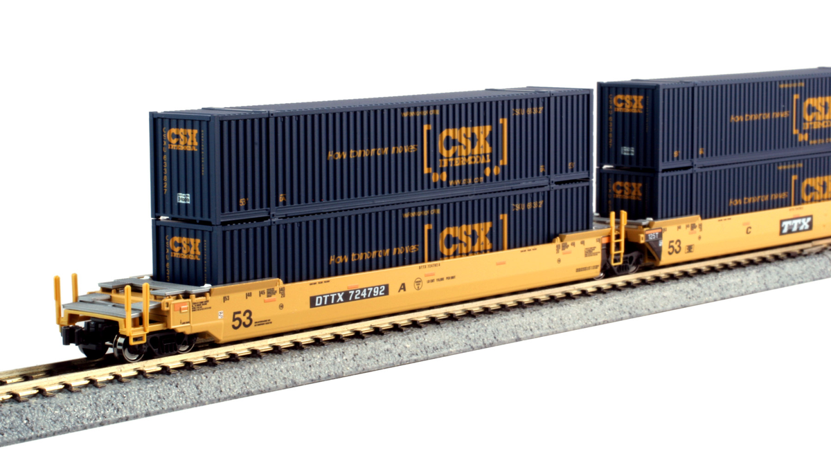 アメリカ版コキ】現代のアメリカの鉄道貨物輸送の主役、ダブルスタック