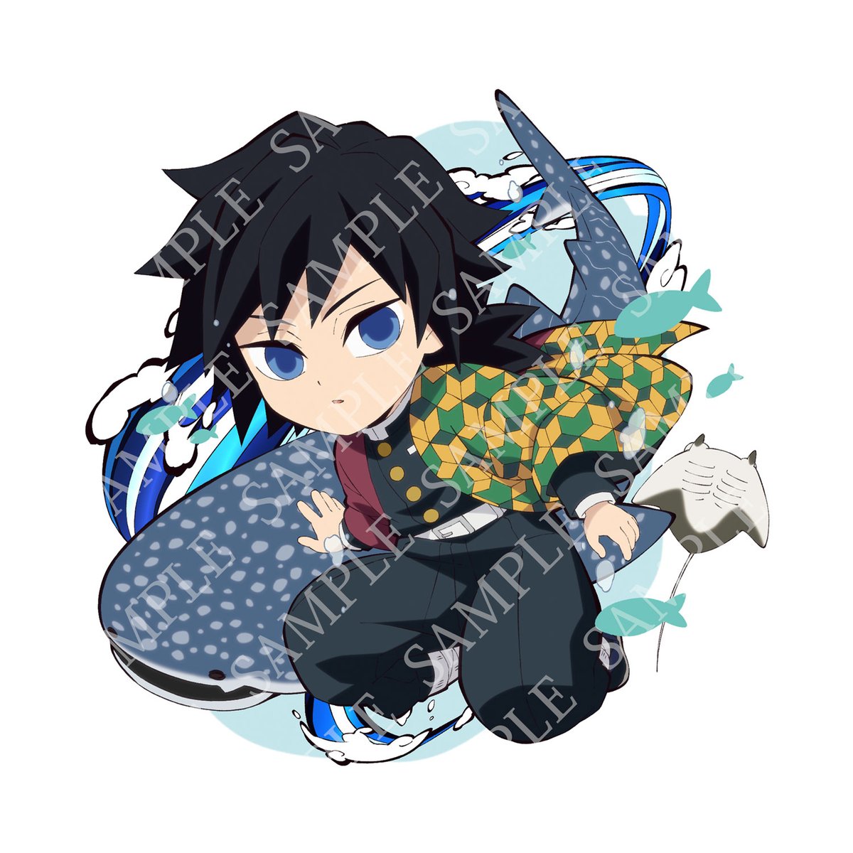 鬼滅の刃 冨岡義勇 全集中展 トレーディング缶バッジ ufotable