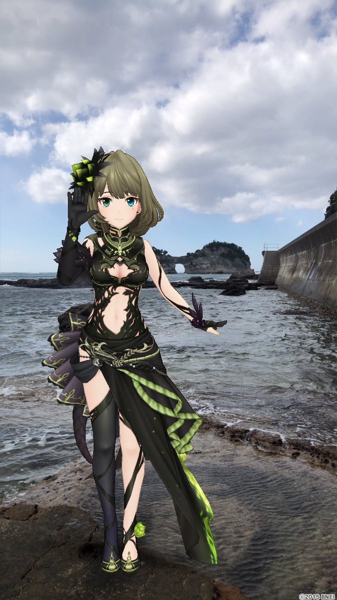 深淵なる月影］高垣楓 聖地巡礼しました 和歌山県白浜市、円月島