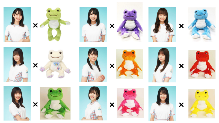 日向坂2期生とカエルのピクルス早見表＞ 金村美玖×そらまめ（黄緑