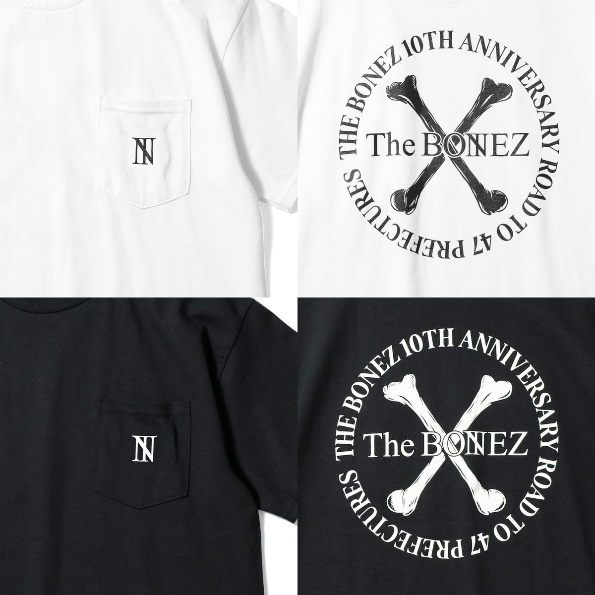 着用サイズ】 10th Anniversary Pocket Tee PRICE : ¥3.500-(in tax