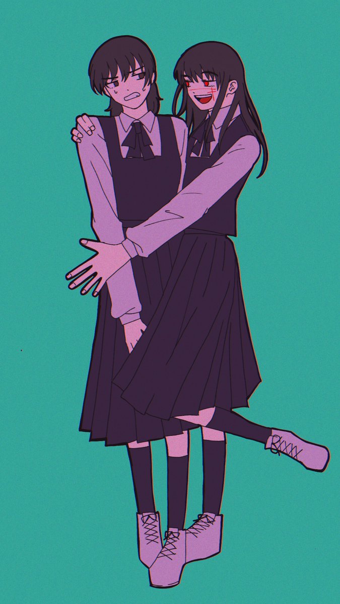 三鷹アサ #戦争の悪魔 #ヨル #チェンソーマン #イラスト