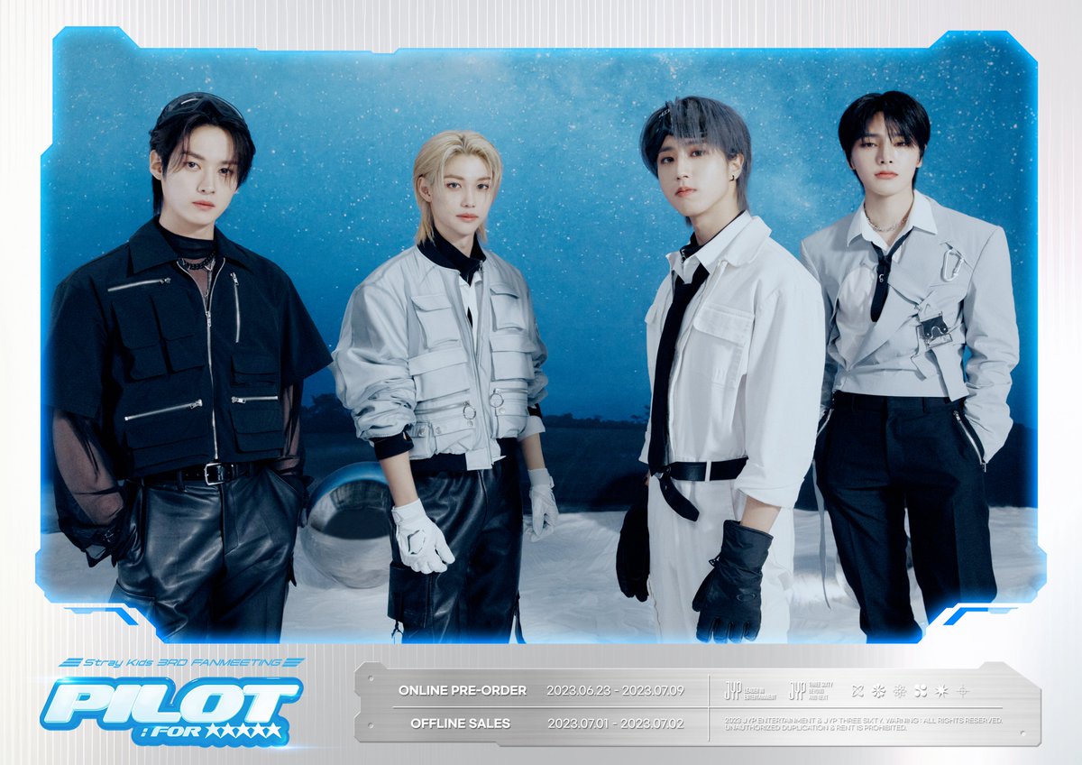 Stray Kids 3RD FANMEETING 'PILOT : FOR ' OFFICIAL MERCH UNIT