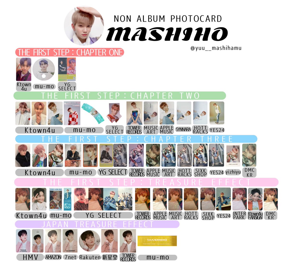 TREASURE マシホ トレカ まとめ売り 大値下げtreasureマシホ トレカ