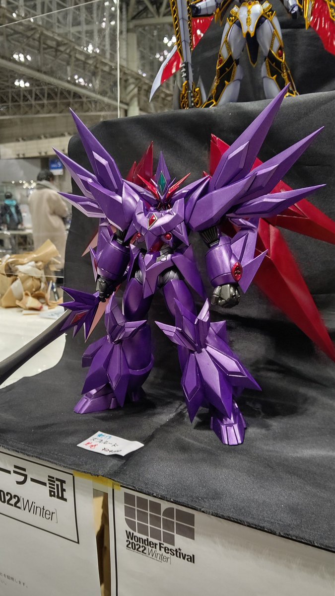 本日のワンフェス、若丸屋さんのズフィルード。新スパロボのラスボス