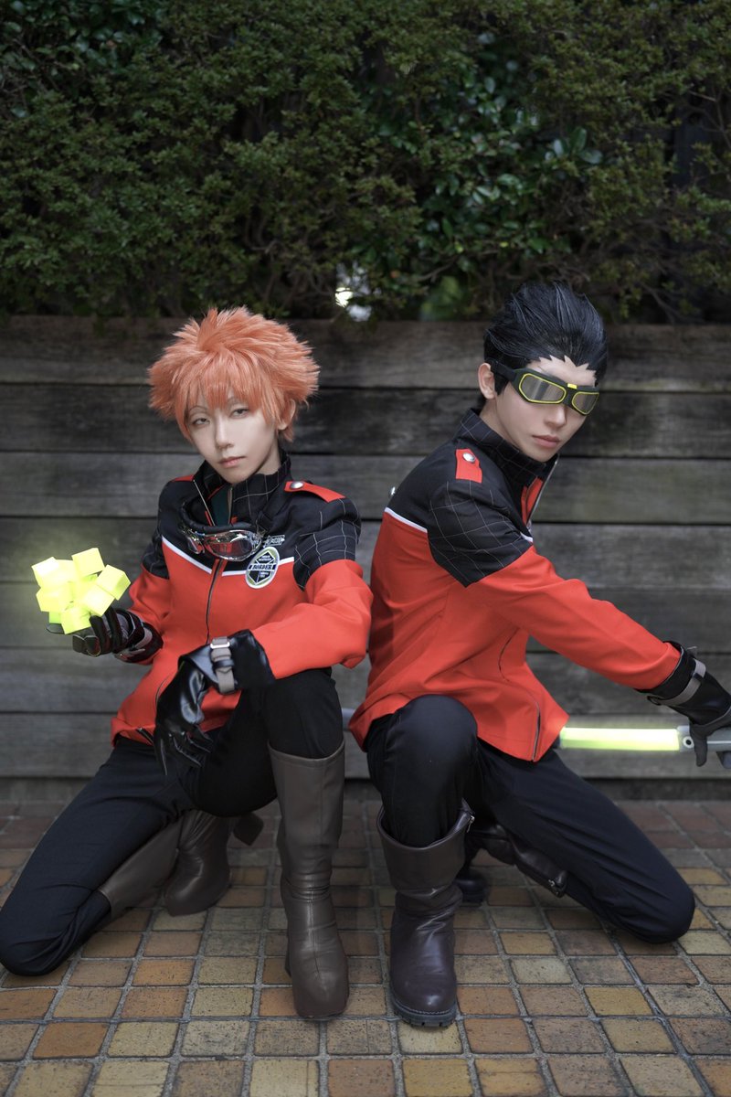 コスプレ🔹ワールドトリガー 水上敏志:廃材 生駒達人:ぱっちょ