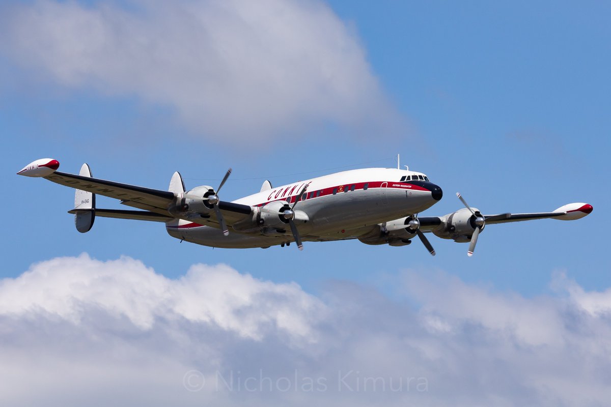 コニー」の愛称で親しまれたロッキード社のL-1049「スーパー・コンステ