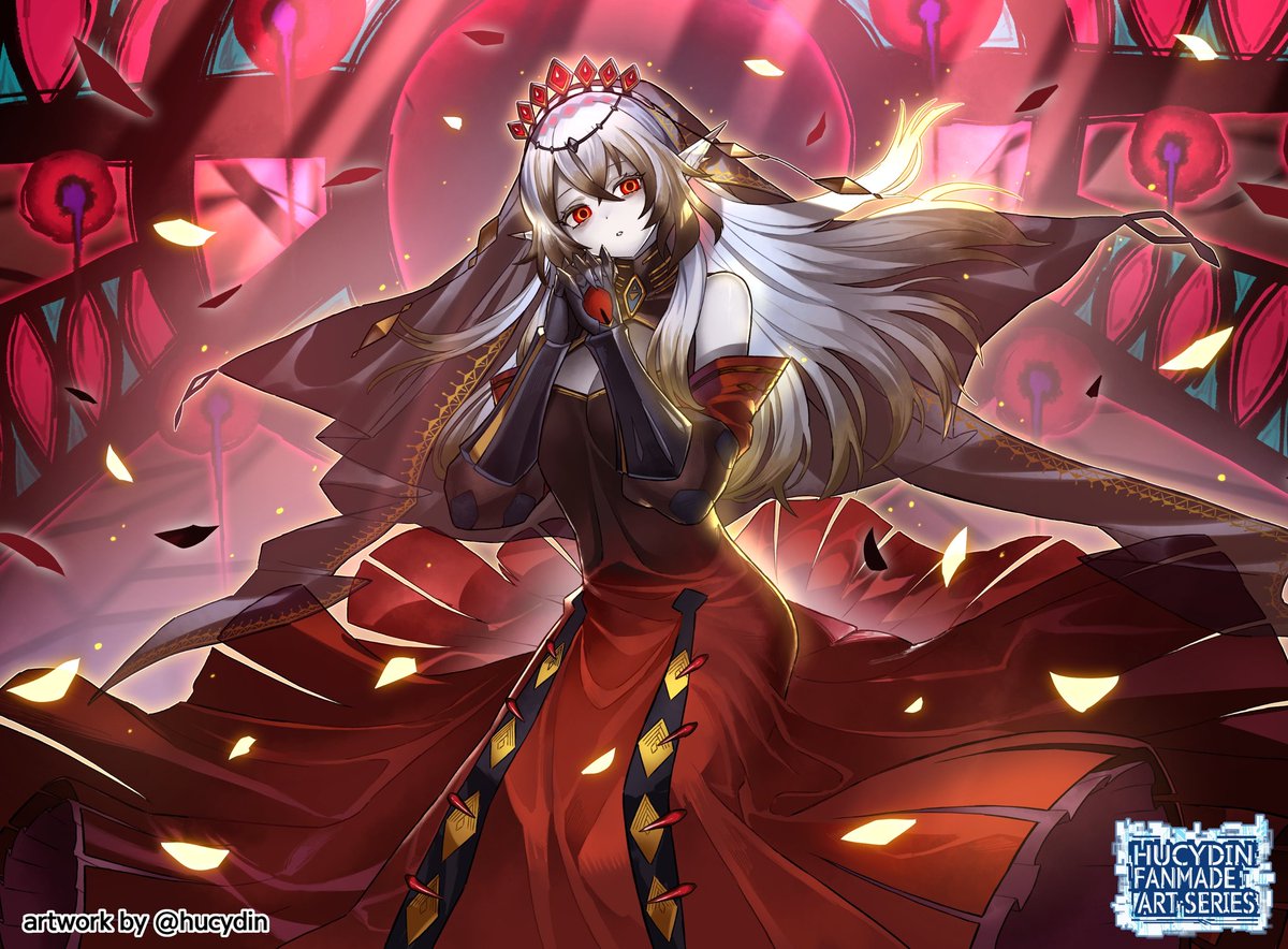 かなり前に描いた ⛪️赫の聖女カルテシア⛪️ #遊戯王OCG #OCGファン