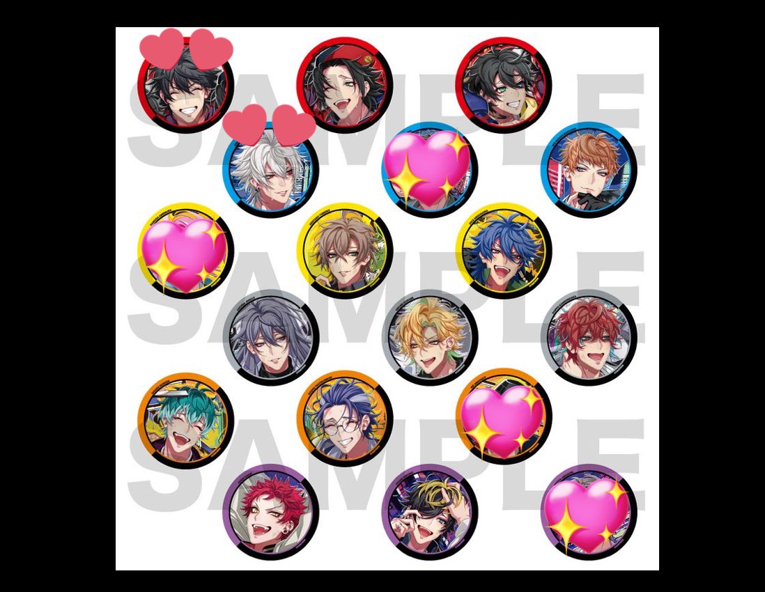 ヒプノシスマイク ヒプマイ リバイバル 缶バッジ The movie ver. 交換