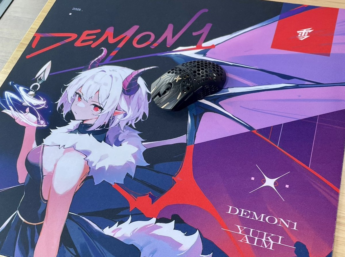 Yuki Aim x Demon1 Cloth mousepad👿／ 監修したDemon1本人が現在も