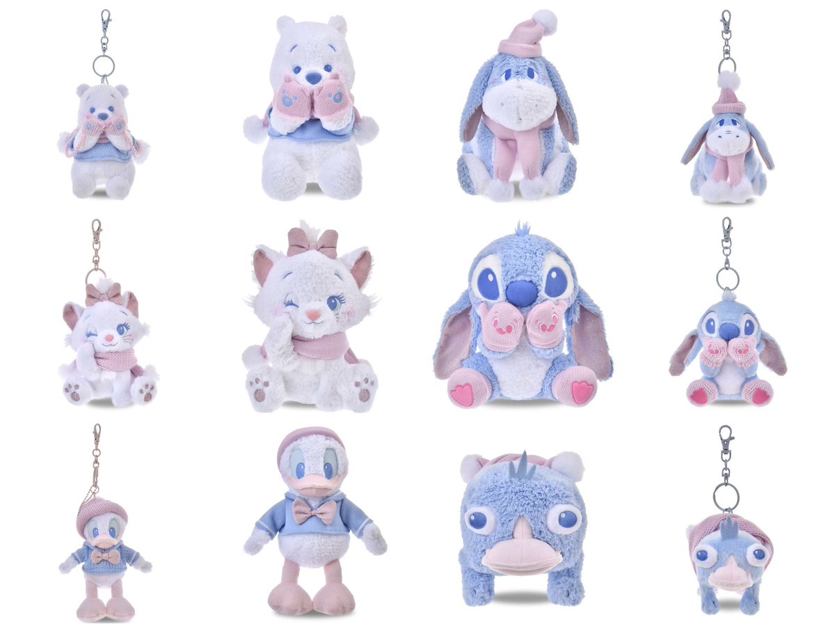 ディズニーストア】 11月18日より、キラキラ輝くぬいぐるみシリーズ