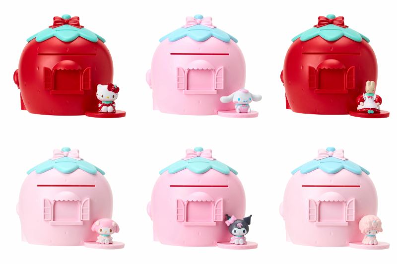 ⚠️再入荷情報📣🆕／ サンリオ「いちごハウス形貯金箱」マイメロ