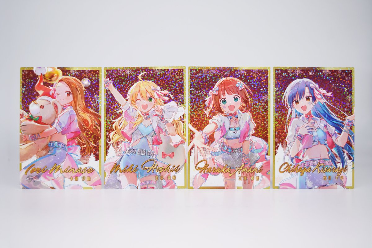 🎂🎄クリスマスキャンペーンカード紹介☃🎉 クリスマスらしくキラキラ