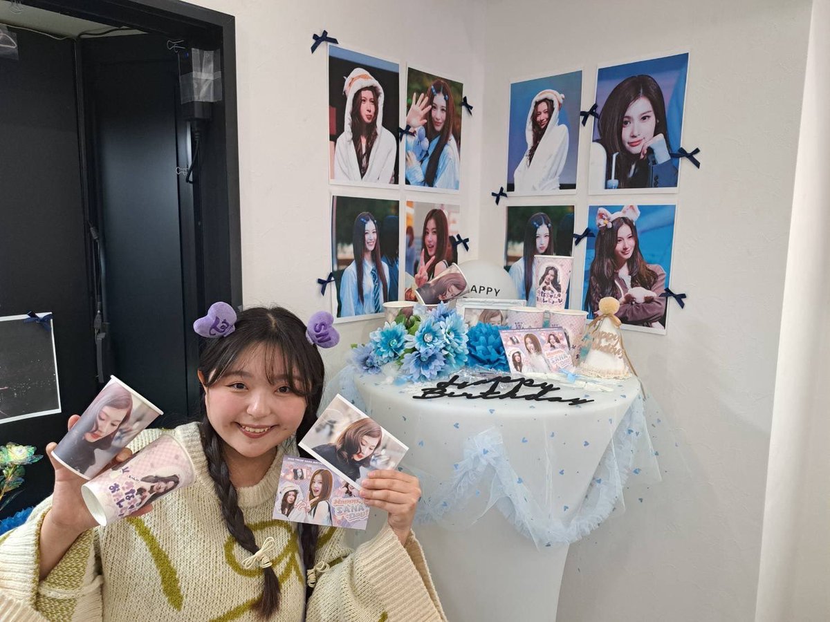 先月、サナちゃんのお誕生日をお祝いしにセンイルカフェに行ってきたよ