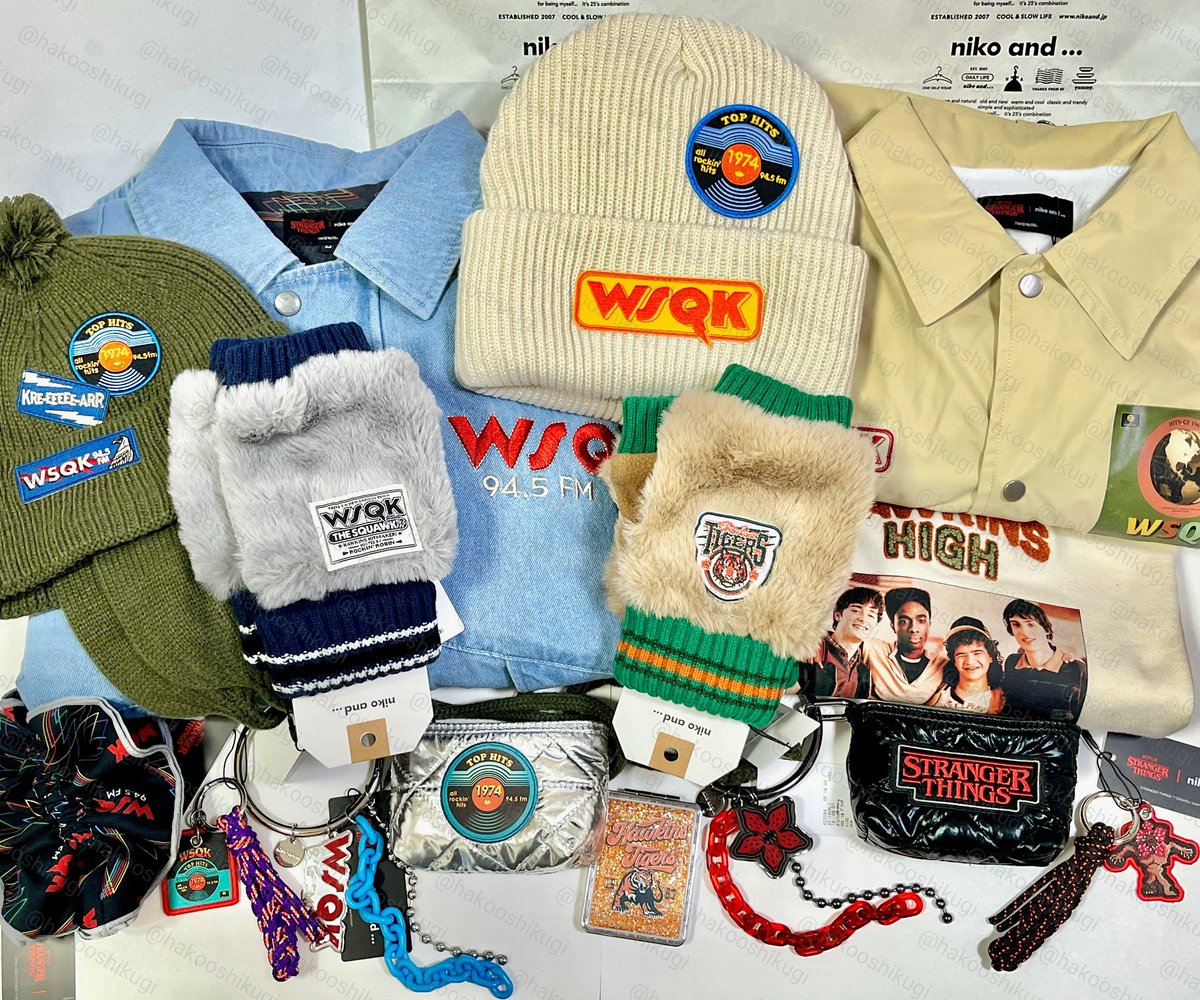 STRANGER THINGS】コラボデニムブルゾン Niko and… niko and STRANGER