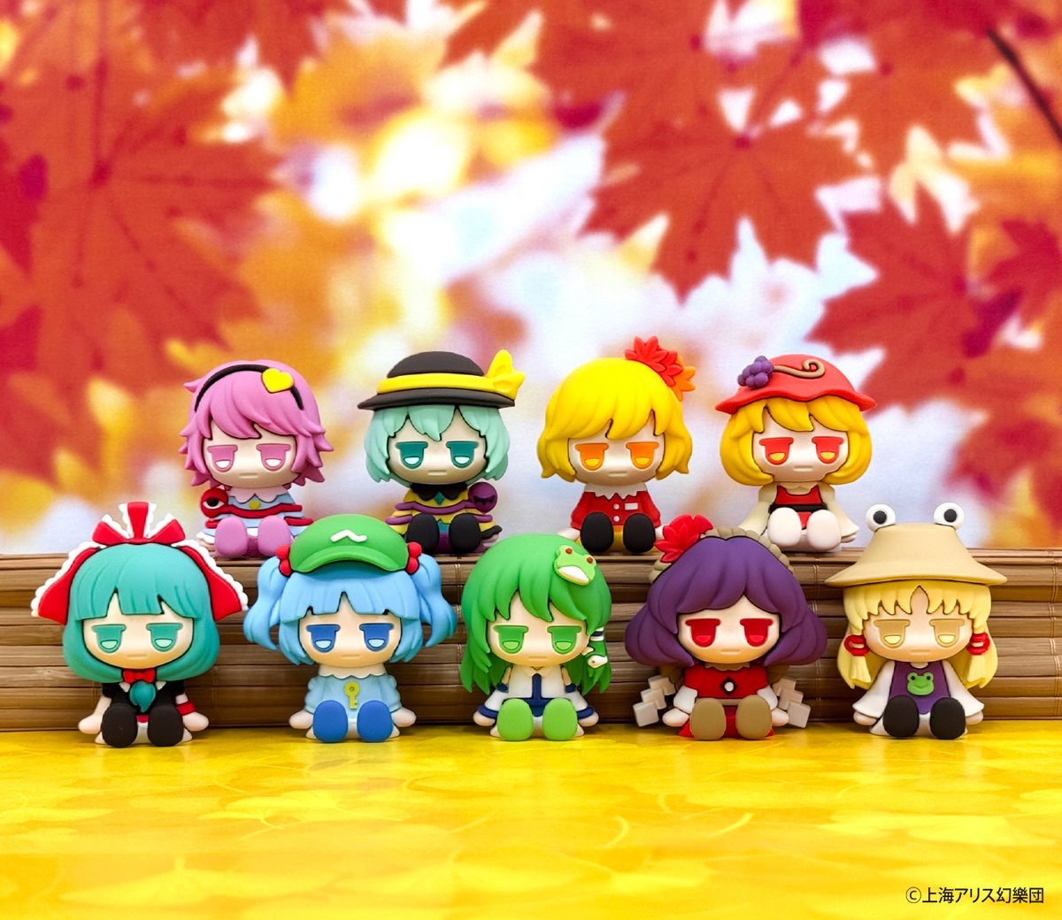 東方project JITOT じとっと ラバーフィギュア 9種セット V3 東方