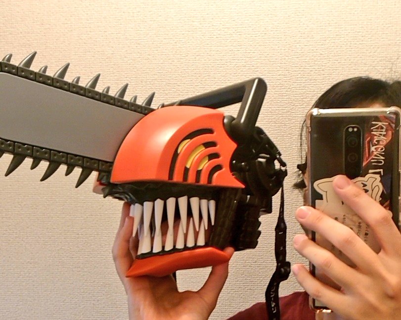 チェンソーマンポップコーンバケット紹介・約40cm(子供の頭部くらい