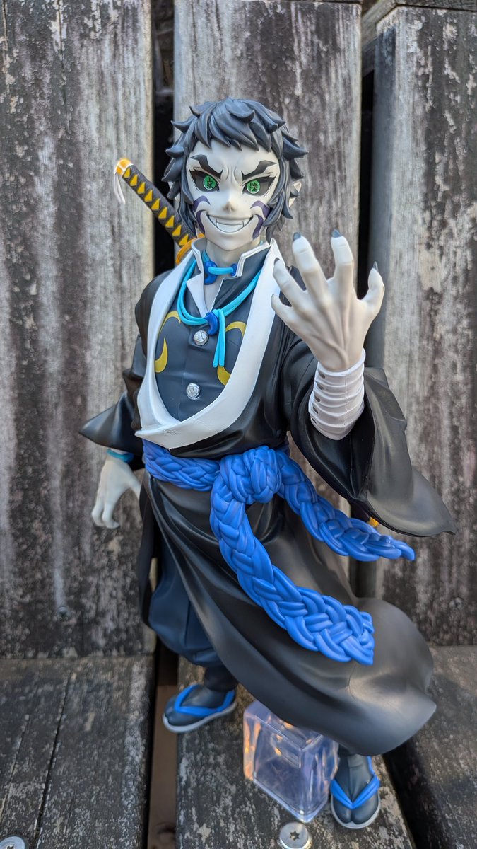 一番くじ 鬼滅の刃 ～雷の兄弟～ B賞 獪岳 MASTERLISE 大きさも結構