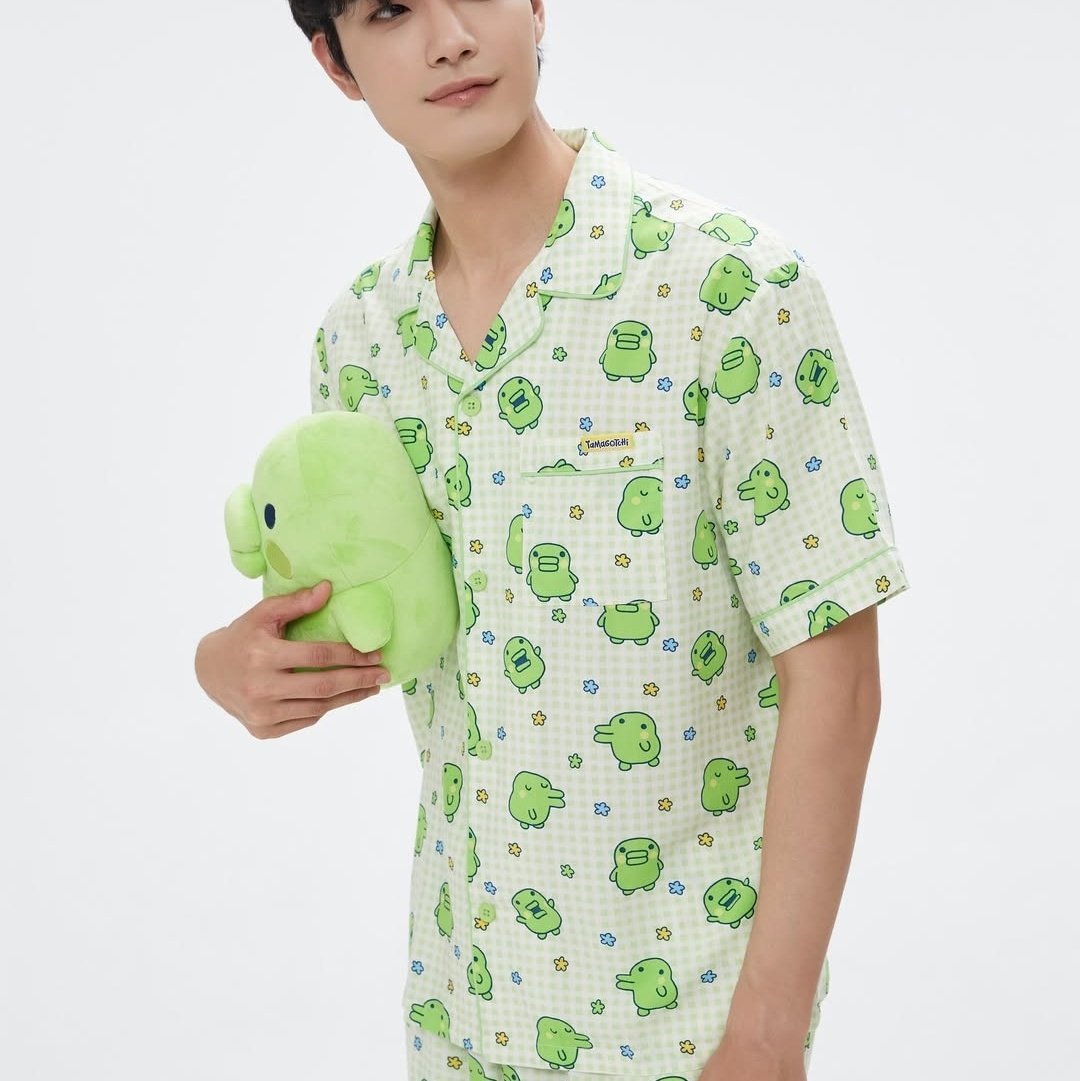 📢 🐣韓国限定🐣 韓国SPAO× #たまごっち パジャマ＆Tシャツ受付