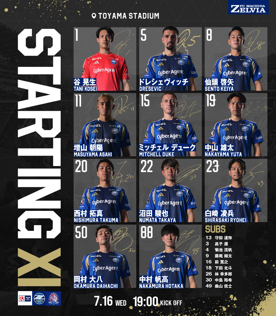 ❖━━━ 天皇杯 JFA 第105回全日本サッカー選手権大会 3回戦