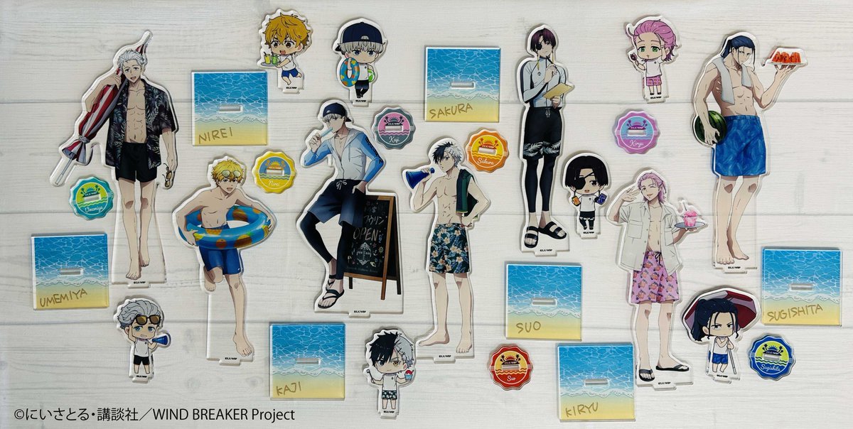 🔸コラボグッズのご紹介🔸 TVアニメ「WIND BREAKER」× #まねきねこ