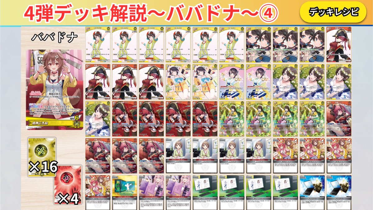 ホロカ ババドナのデッキ解説！ ✓ライフ6とスバルの耐久力でライフ