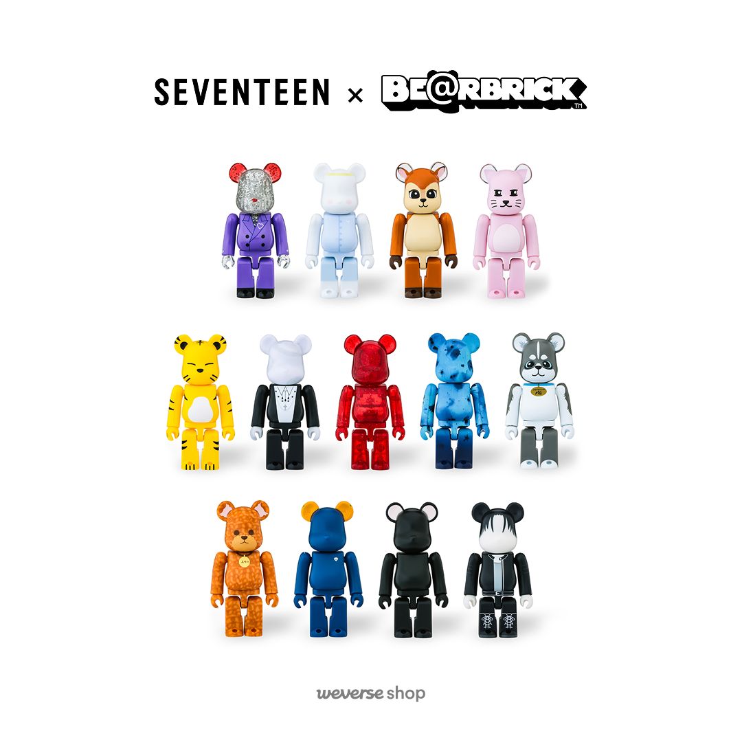 pledis_17 Pre-order #SEVENTEEN X BE@RBRICK Official Merch💗 Pre