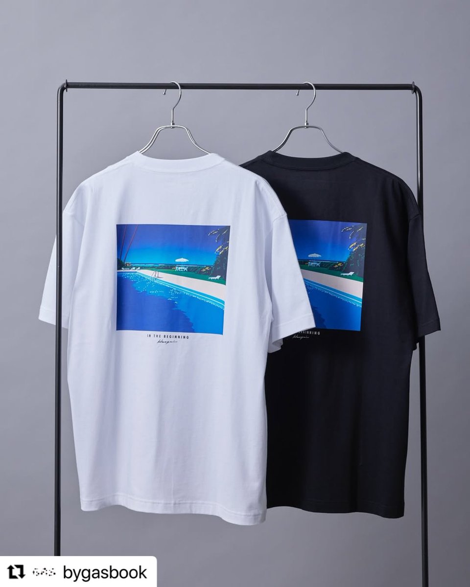 永井博さんの作品をプリントした 夏にぴったりなTシャツ🌊