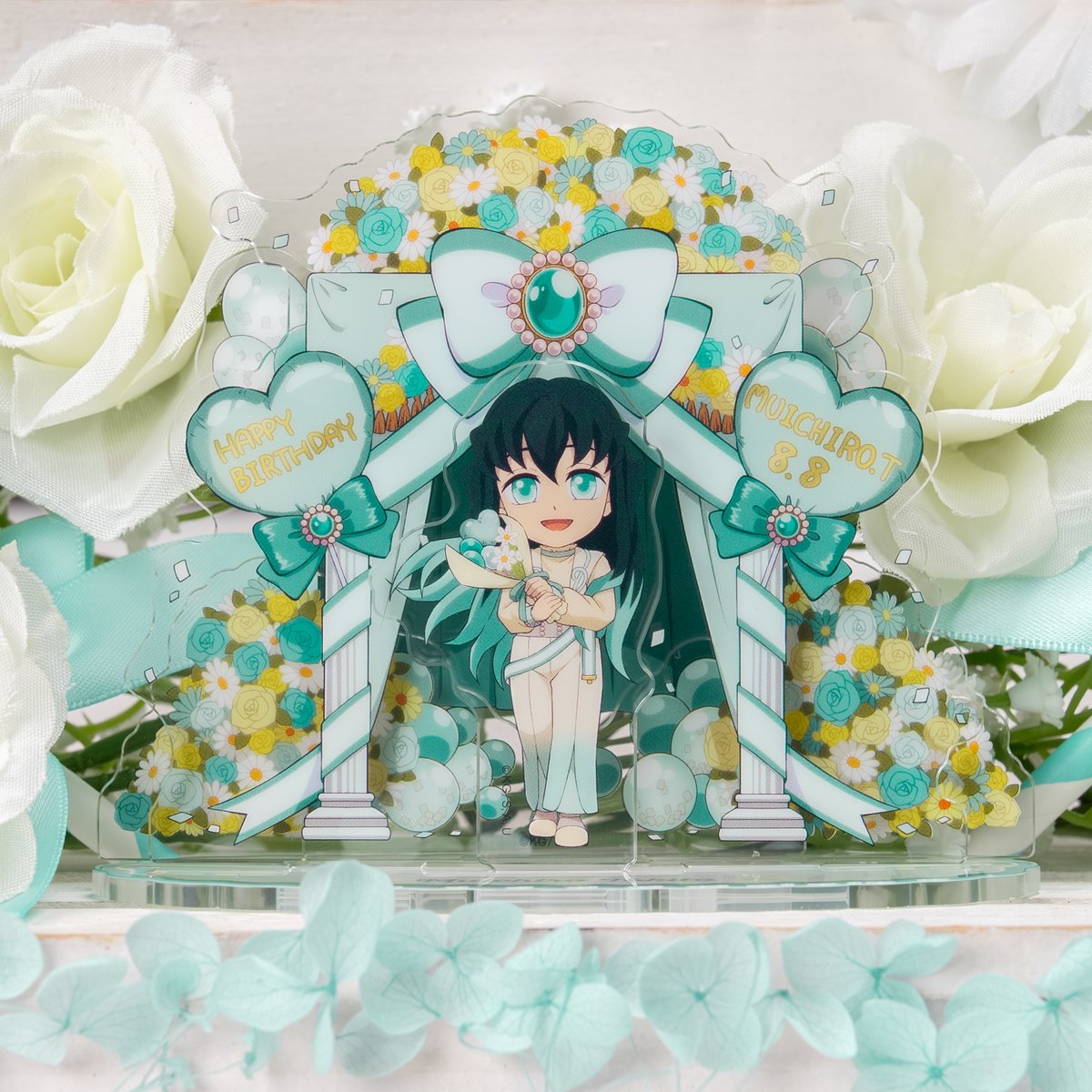 鬼滅の刃 時透無一郎 誕生祭 2025 アクリルスタンド 4点セット