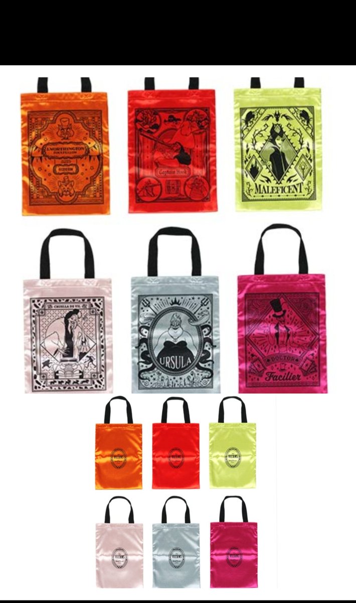 ファシリエ」も! 9/16 発売 ヴィランズ トート ランダム,シークレット