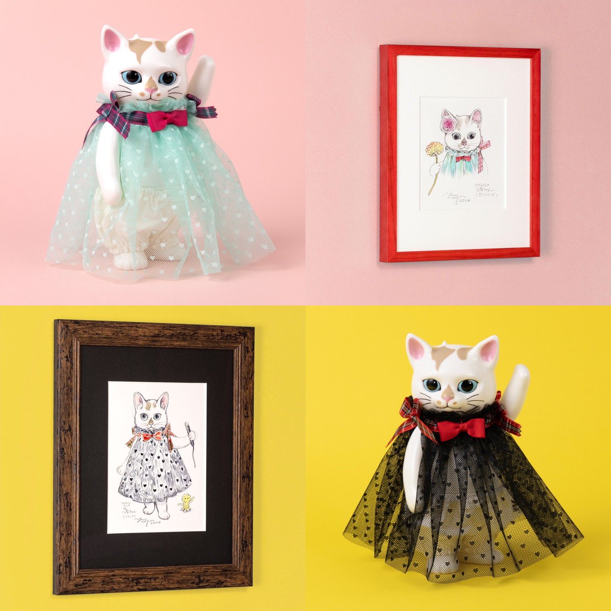 抽選販売のお知らせ】 「ドレスの小春ちゃん」原画＆洋服 「こはるのお