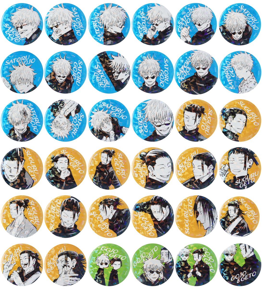 グッズ情報】 『呪術廻戦』懐玉・玉折 オールスター缶バッジが受注受付