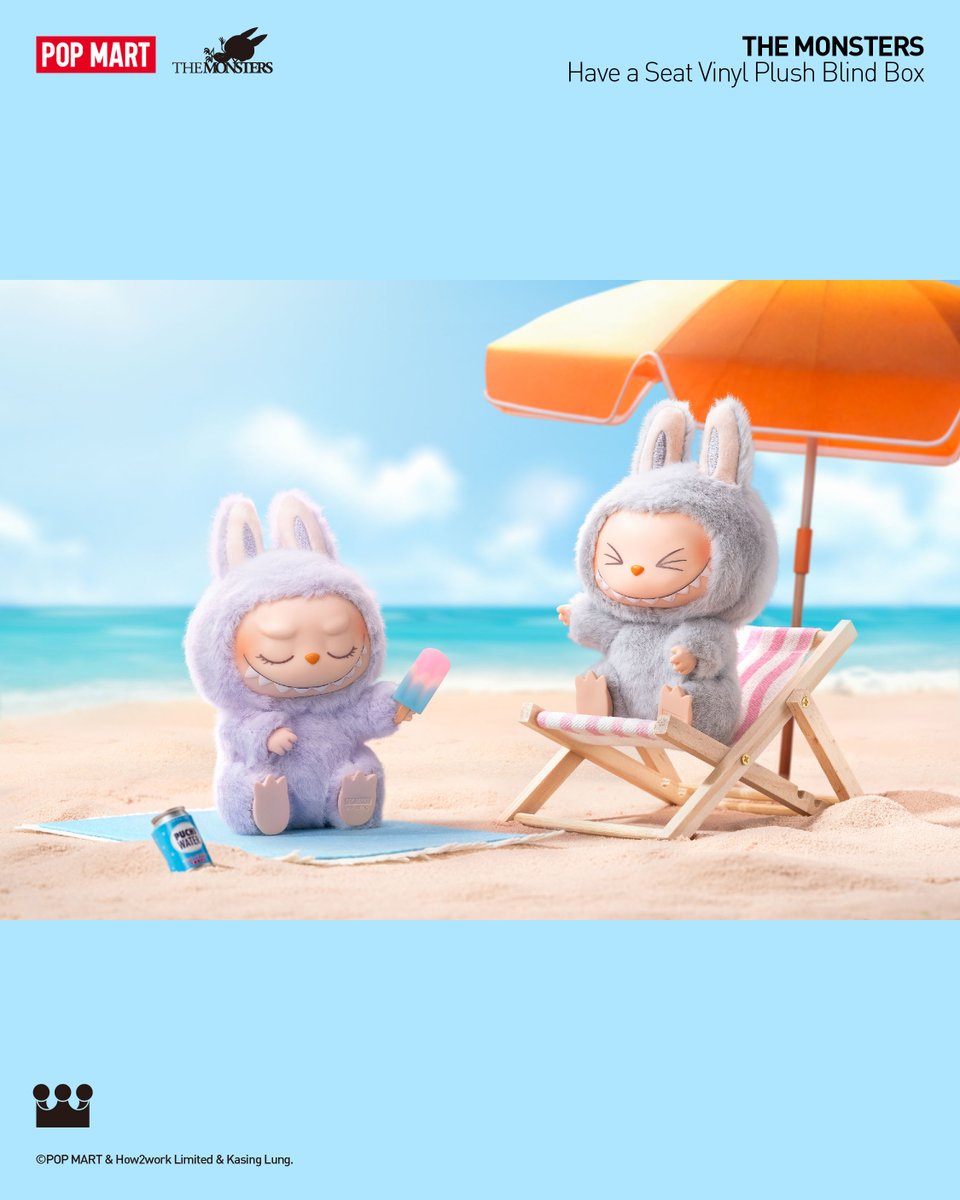 🎉THE MONSTERS - Have a Seat ぬいぐるみシリーズ ふわふわLABUBU