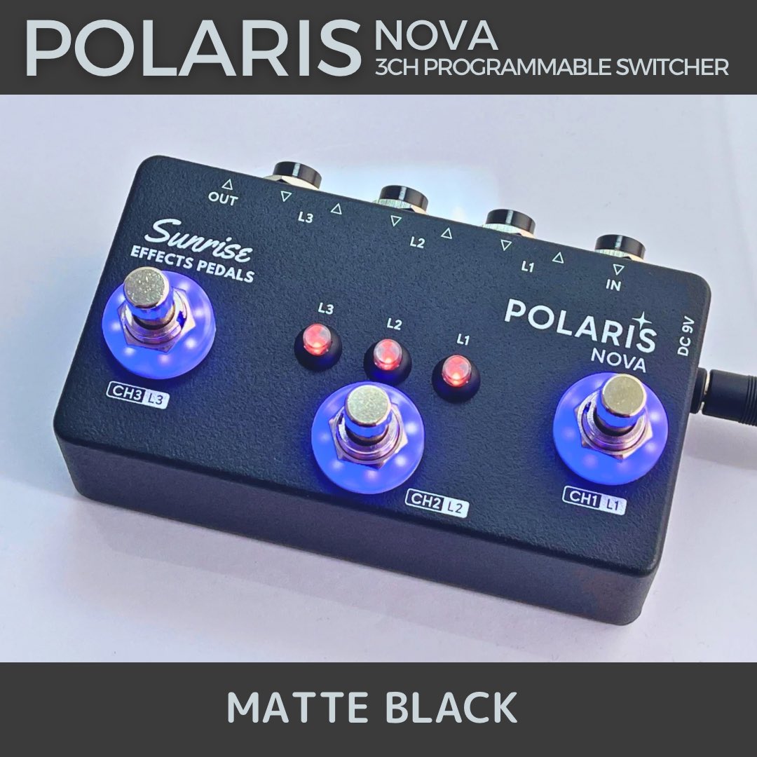 🚨再販売のお知らせ🚨／ 3ch プログラマブルスイッチャー Polaris Nova