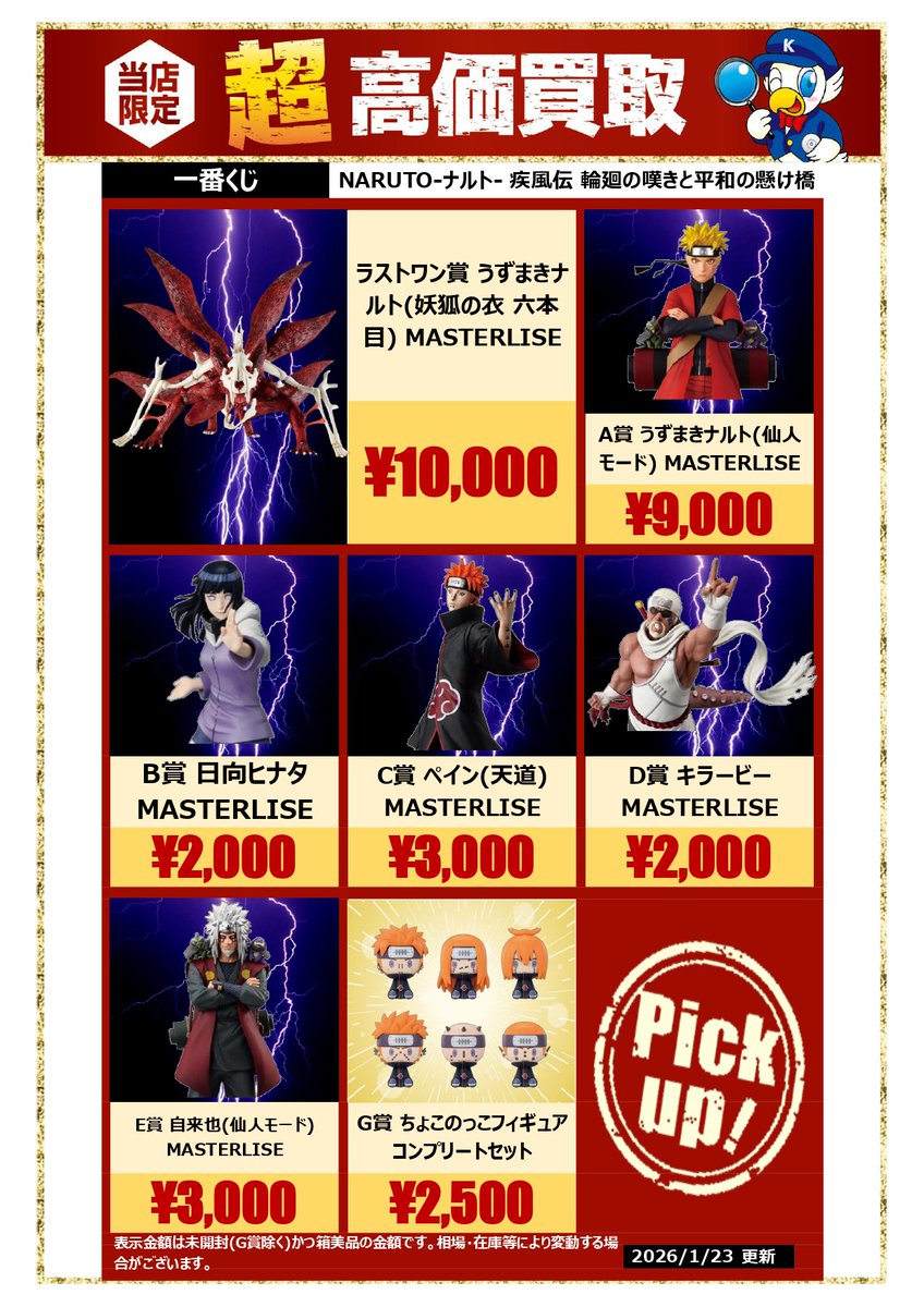 一番くじ NARUTOペイン おまけ付き