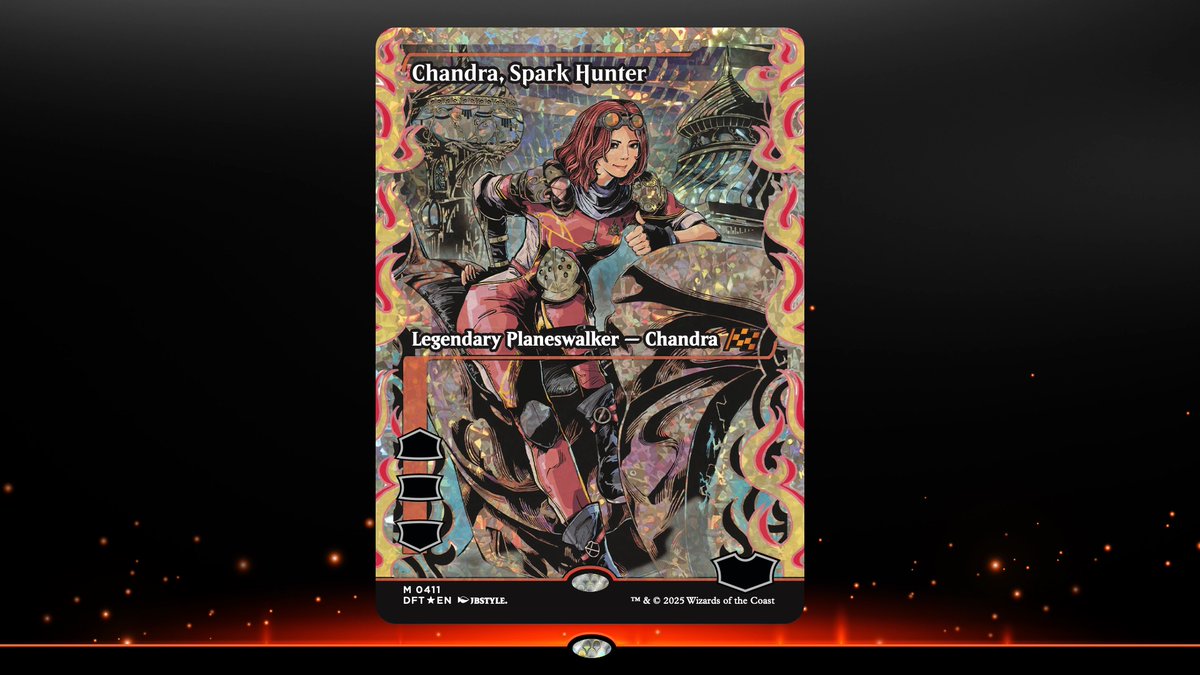 霊気走破』に収録される《灯を追う者、チャンドラ》のジャパン・ショー