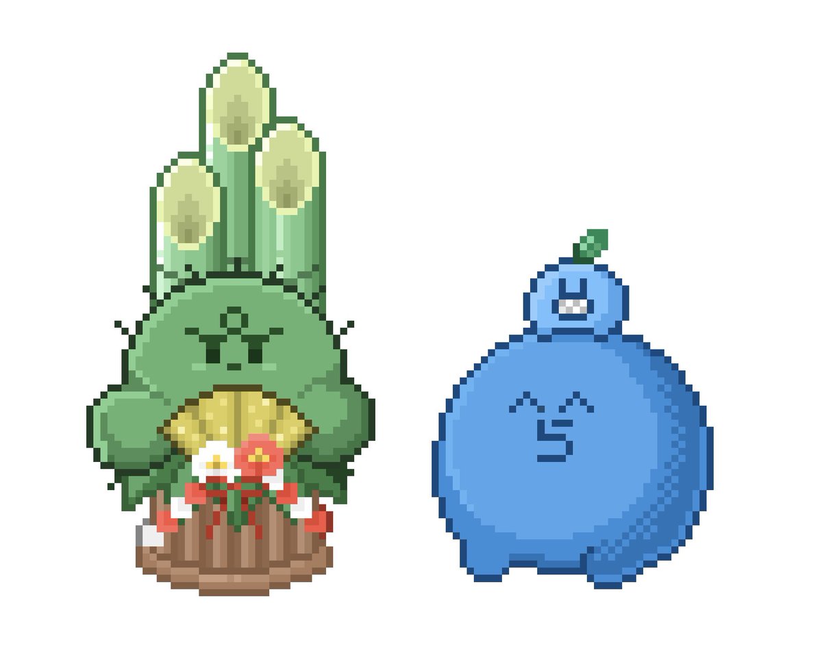 🎍ドット絵ぐちつぼ&らっだぁ