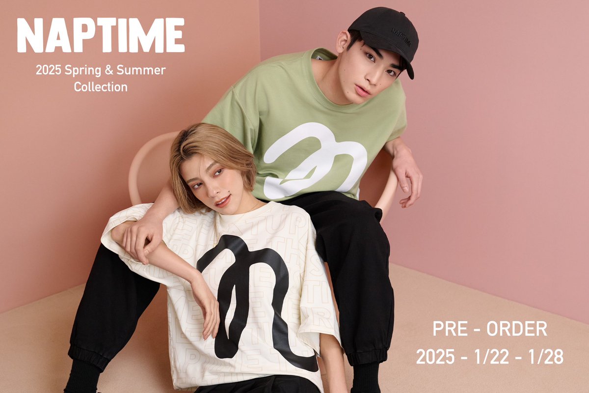 📣お知らせ📣 Naptime. 《2025 SPRING/SUMMER COLLECTION》受注販売