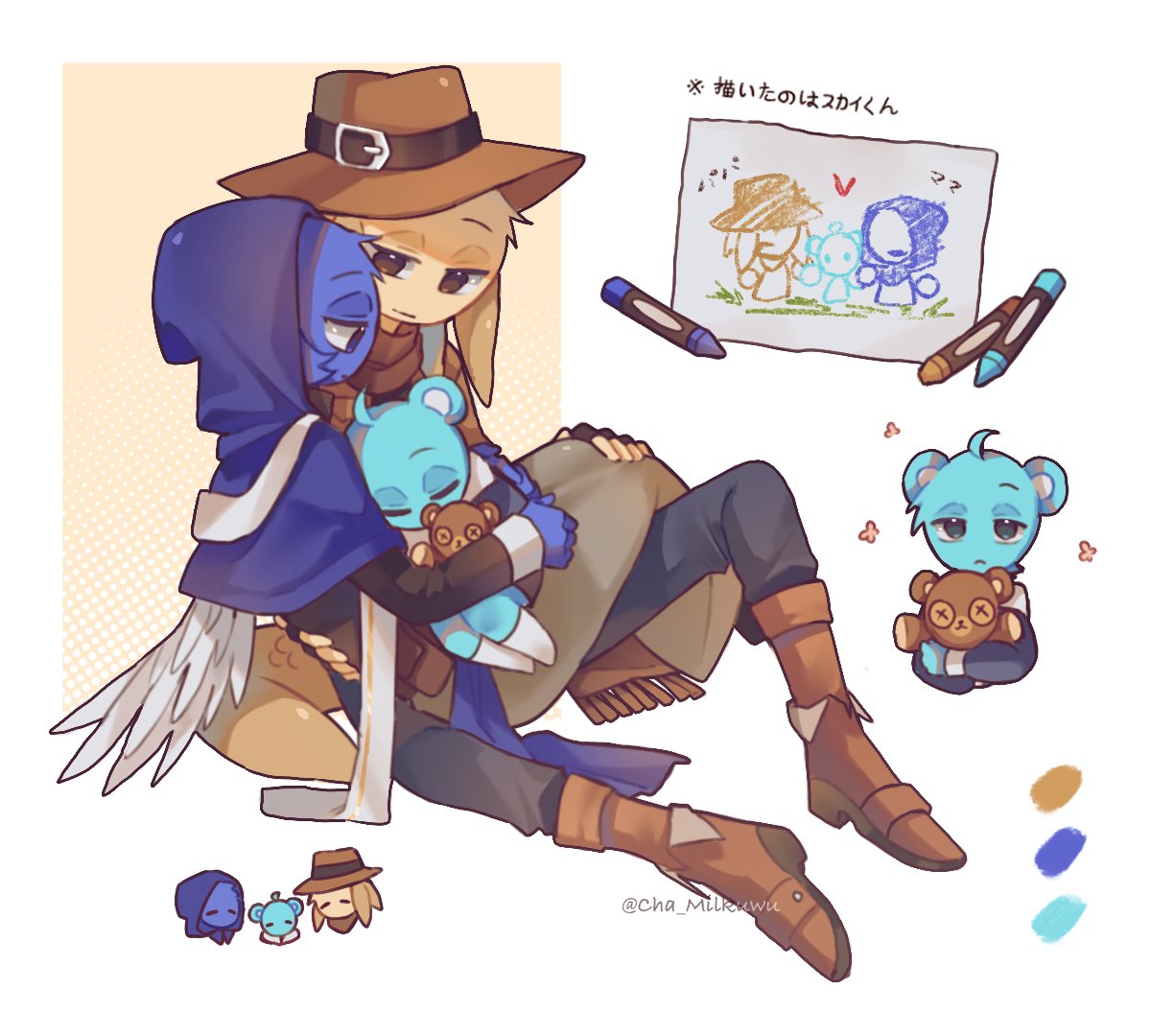 Post by チャズ 🥛 on X: 🖍️🧸