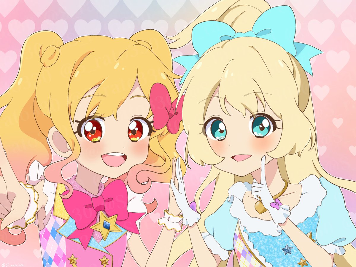 🎀🩷🦢🩵 #虹野ゆめ #白鳥ひめ #アイカツスターズ #aikatsu