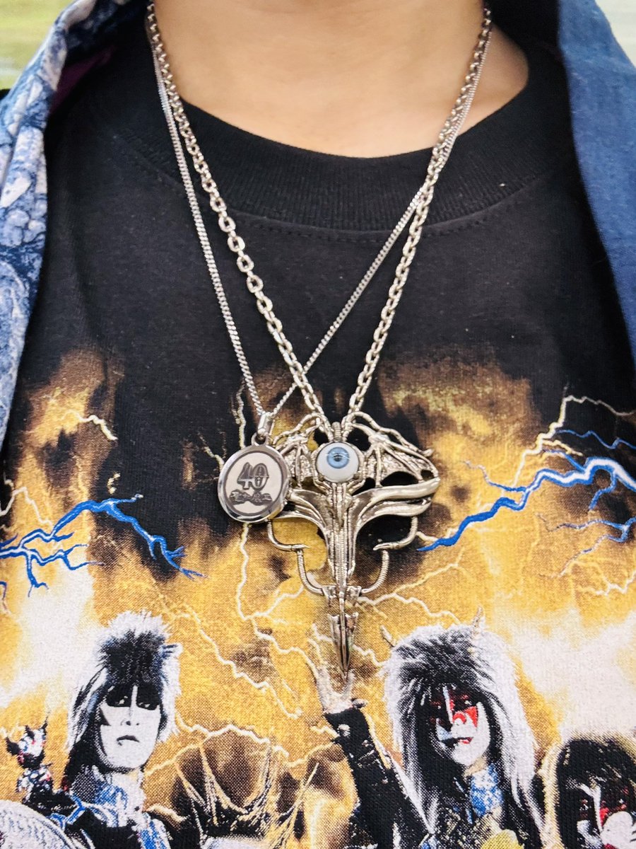 今日のロックTシャツ 聖飢魔II 40th PHOTO Tシャツ ロンジャケと