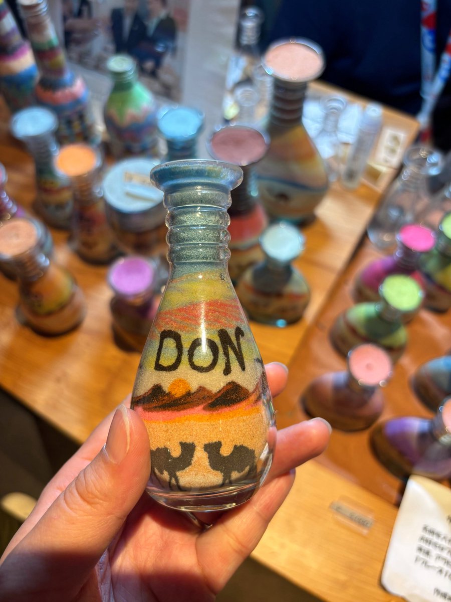 楽しみにしていたヨルダン館にも足を運びました！ 体や服に付かない