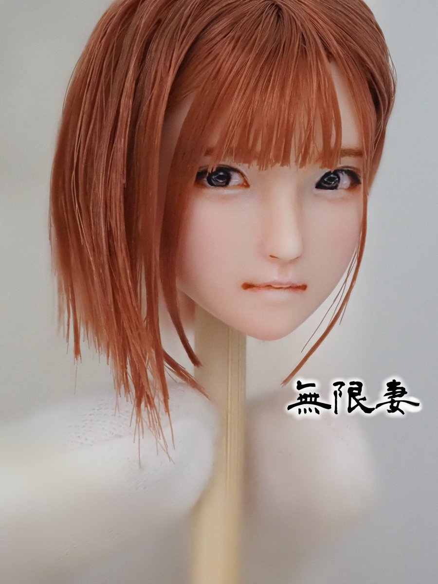 1/6手乗りドール🖌️途中経過報告🎨✨ ＃カスタムヘッド ＃ハンドメイド