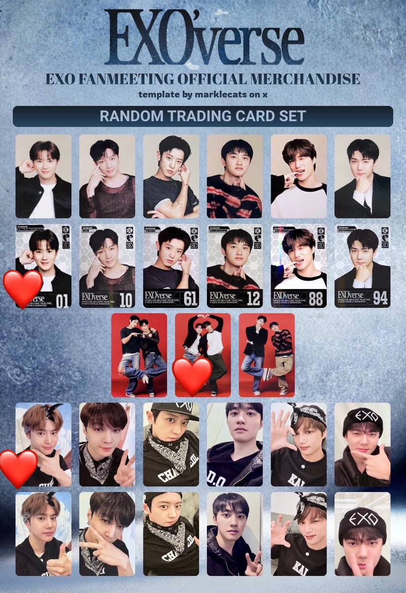 EXO EXO'verse ペンミ MD グッズ トレカ 交換 譲)レイ カイ セフン