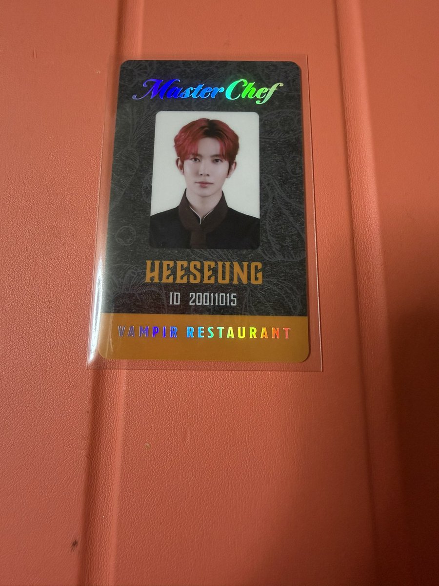 ENHYPENWORLD #ENHYPEN交換 SPカード [譲] ヒスン 未使用 シェフカード